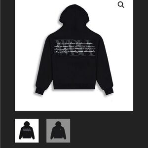 Men's Black Hoodie - We belong here